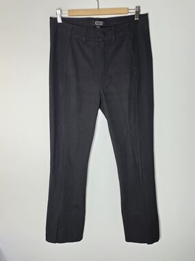 AYR the Sizzle Split cuff stretch pants in black Size 10 Excellent condition